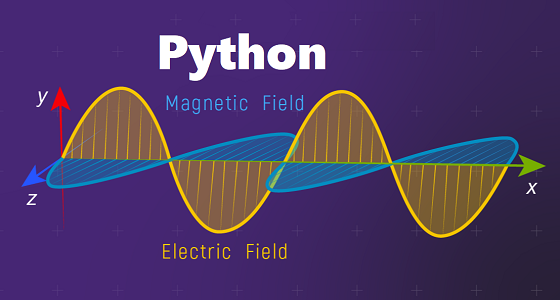 Python 实现电磁波模拟