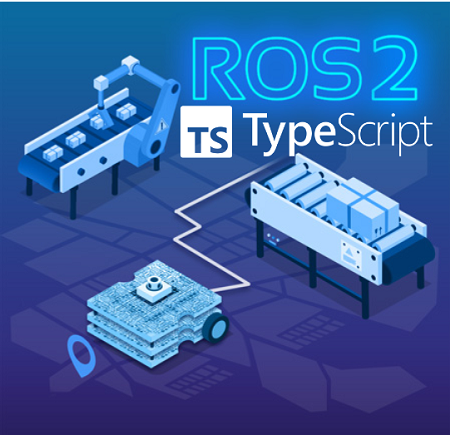 TypeScript虚拟ROS2激光扫描消息发布订阅